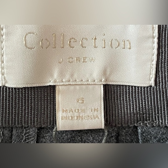 J.Crew Collection Pleated Flannel Wool Midi Maxi Skirt 6 - Picture 4 of 6